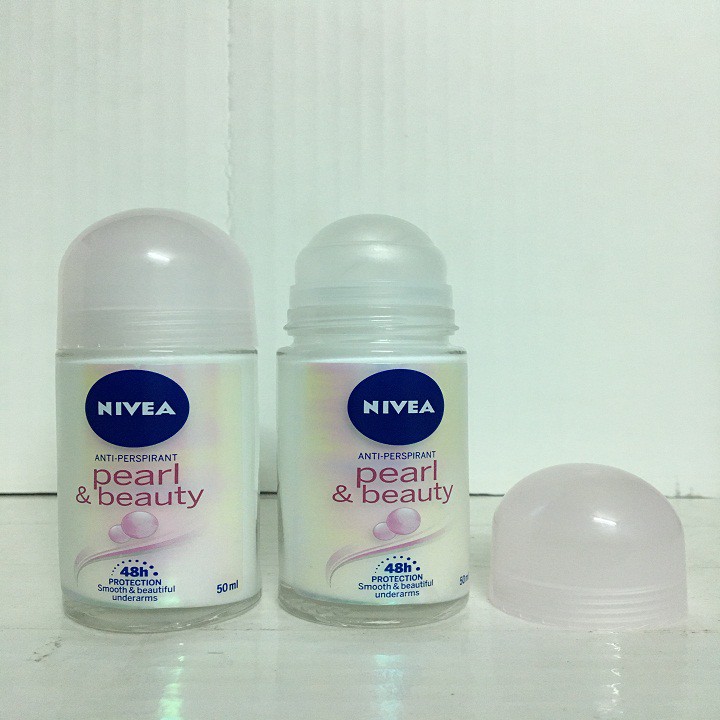 Combo 3 Chai Lăn Khử Mùi Nivea Pearl & Beauty 50ml - Mỹ