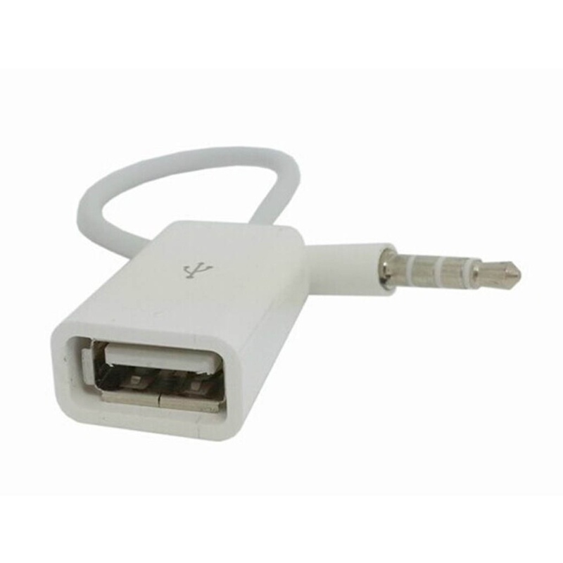 1 Dây Cáp Chuyển Đổi Cổng 5mm Sang USB 2 Kiểu Cho Xe Hơi