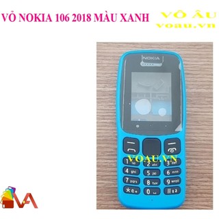 Vỏ nokia 106 2018 màu xanh