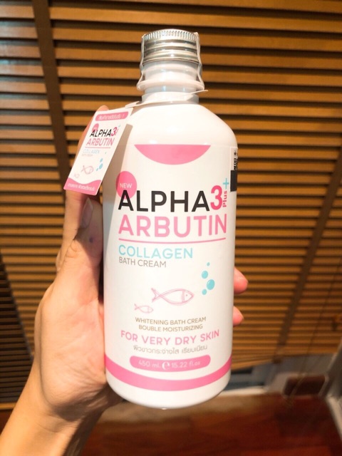 Sữa Tắm Dưỡng Trắng Da ALPHA ARBUTIN 3+ Plus COLLAGEN Bath Cream 350ml - Thái Lan | BigBuy360 - bigbuy360.vn