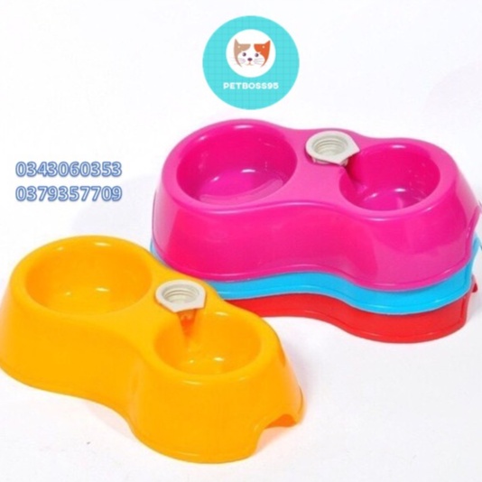 BÁT ĐÔI CẤP NƯỚC TỰ ĐỘNG, ĐỂ THỨC ĂN CHO THÚ CƯNG NHỎ (Không kèm bình)