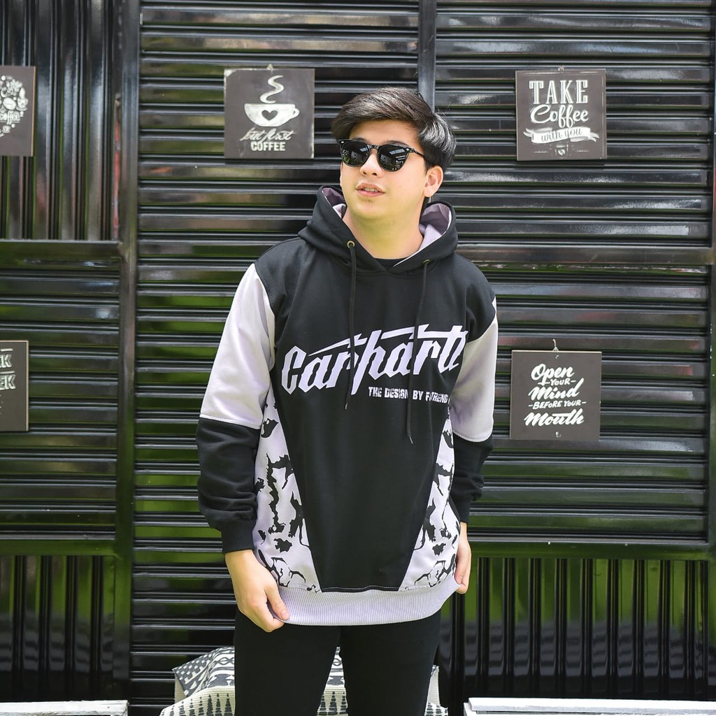 Carhart Áo Hoodie In Hình Thời Trang Cho Nam