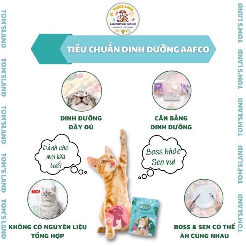 Pate Chức Năng Cho Mèo MOOCHIE gói 70g