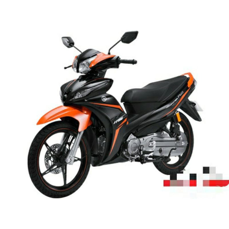 TEM RỜI JUPITER ĐEN PHỐI CAM - DECAL RUBY