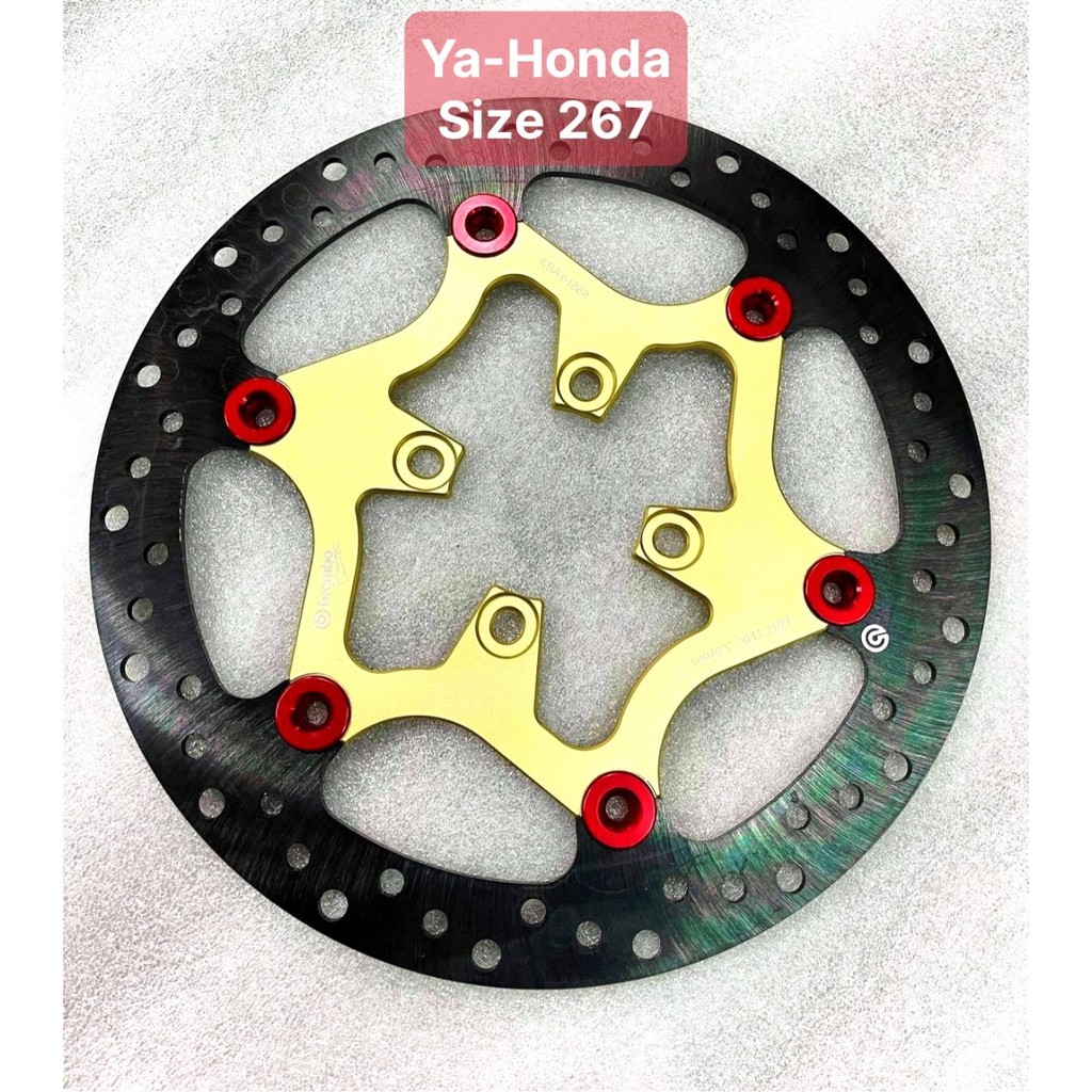 [Tặng Pat CNC] Đĩa Oversize Brembo 267 - Ya Honda - Ex150 - Vario 2018