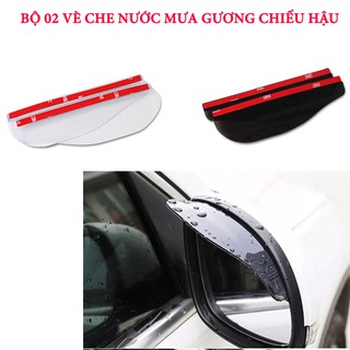 Bộ 02 Vè Chắn Chống Nước Mưa Làm Mờ Gương Chiếu Hậu