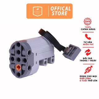 Động cơ servo 88004 lắp cơ cấu đánh lái ô tô hoặc điều khiển góc tương thích lego 9686 lego technic lego education