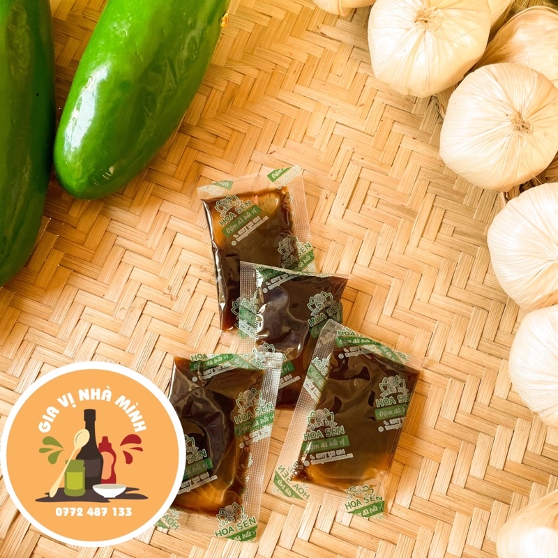 NƯỚC TƯƠNG HOA SEN DẠNG GÓI  100GÓI/15GR