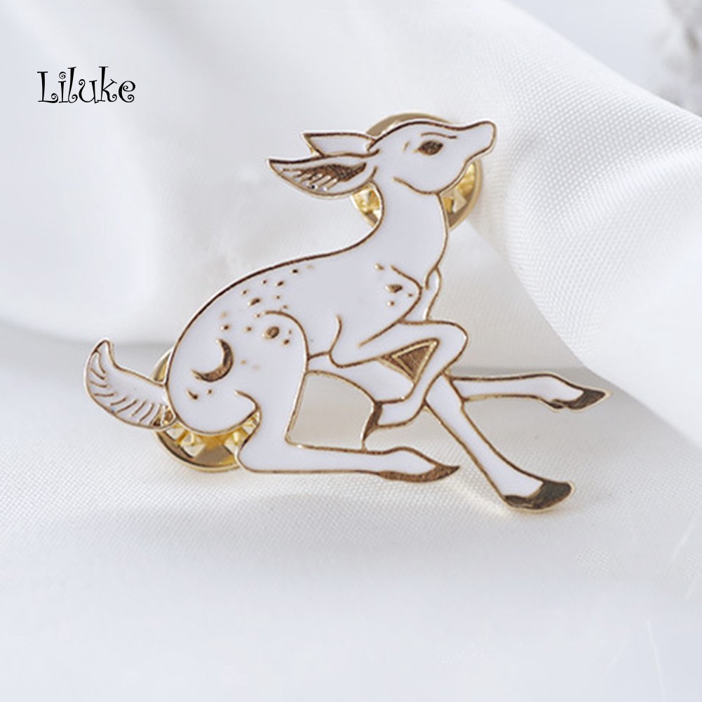【LK】Cute Little Fawn Enamel Brooch Pin Women Clothing Collar Dress Bag Gift | BigBuy360 - bigbuy360.vn