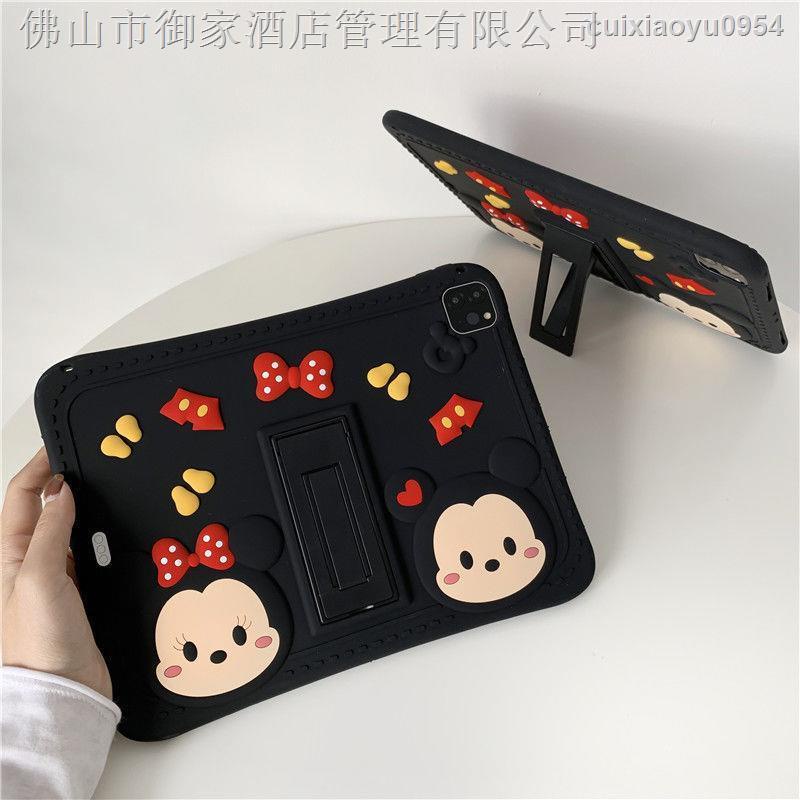 (Được Chọn)❒❦▤Bao Da Máy Tính Bảng In Hình Mickey Minnie Dễ Thương Cho Apple Ipad 8 7/6 Mini5/4/3 Pro11 Inch 10.2