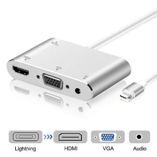 Cáp Chuyển Đổi Lightning Sang Hdmi+Vga Cho Iphone 11pro Max