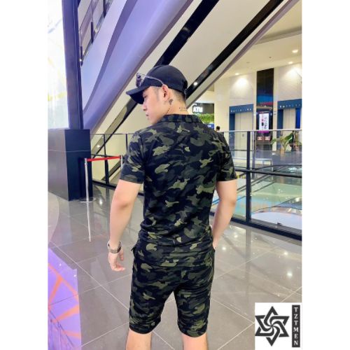 Set Camo Cotton - Chất Liệu Cotton Cực Mát, Không Bị Bai Xù - Thiết Kế Trẻ Trung, Cá Tính