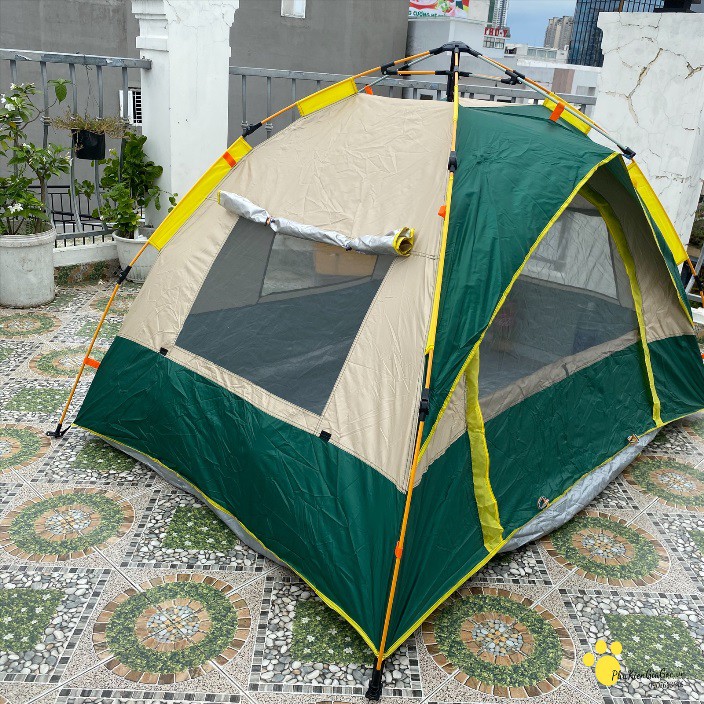 Lều cắm trại dã ngoại đi phượt camping chuyên dụng tự bung Desert Camel 7132 cho 3-4 người chống nước, chống nắng