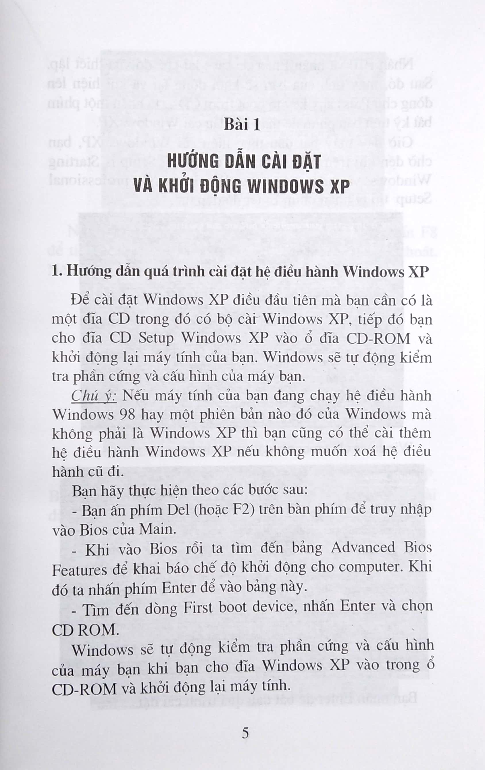 Sách - Tự Học Nhanh Windows XP