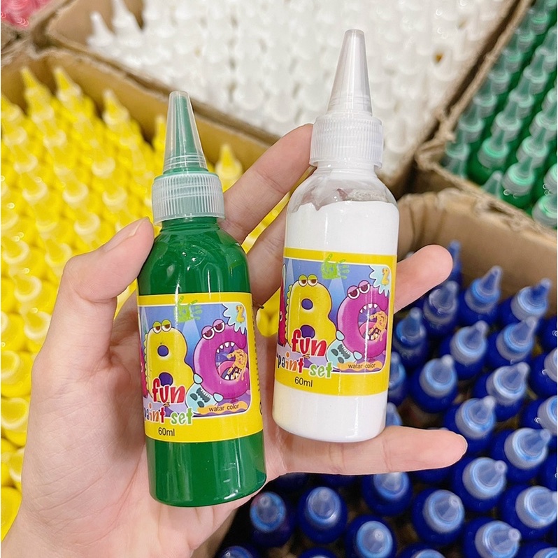 Chai màu acrylic 60ml vẽ tường, tô tượng