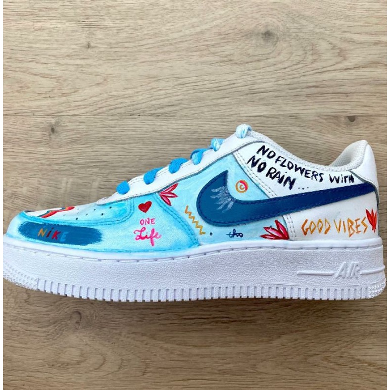 GIÀY AF1 CUSTOM NAM NỮ HÀNG 1:1 FULL BOX TẶNG TẤT + MÓC KHÓA GIÀY