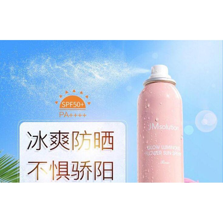 XỊT CHỐNG NẮNG NGỌC TRAI JM SOLUTION MARINE LUMINOUS PEARL SUN SPRAY 180ML CHÍNH HÃNG - 3596