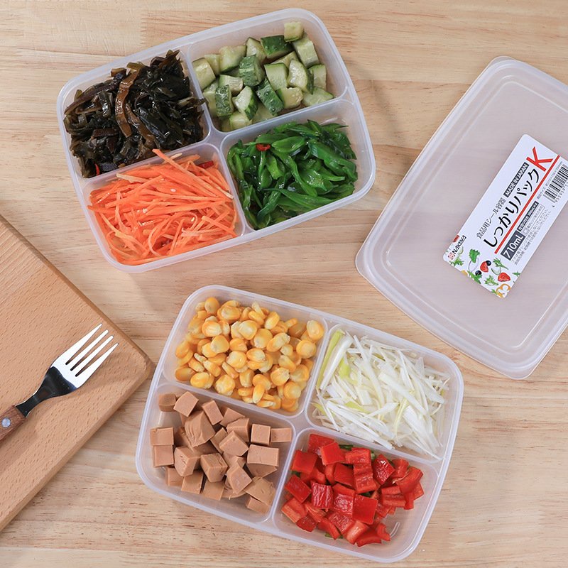 Hộp Đựng Hành Tỏi Gừng Để Tủ Lạnh Kín Dáng Tròn Có Lỗ Thoát Nước