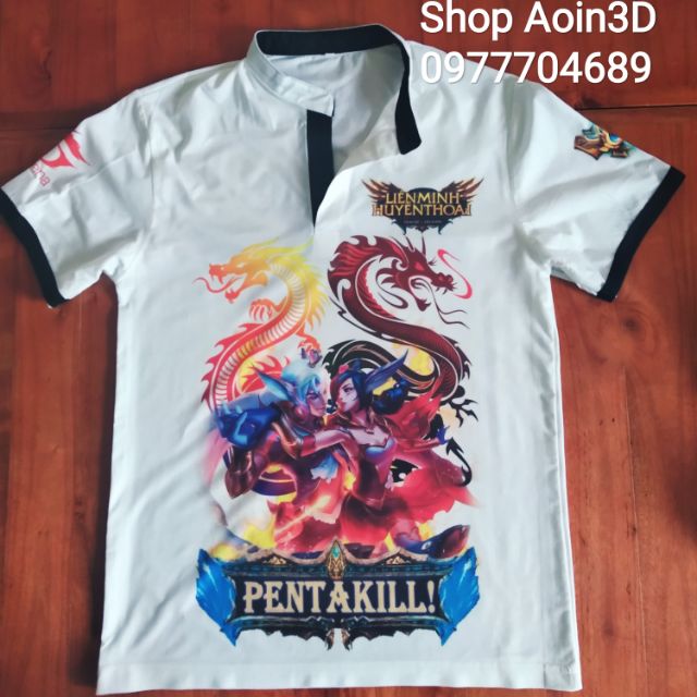 Áo Liên Minh Xayah Rakan 01 shop Aoin3D