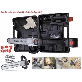 Combo bộ máy mài pin kèm lam xích -Lưỡi Lam Cưa Xích Gắn Trực Tiếp Máy Mài Cầm Tay - combo máy mài