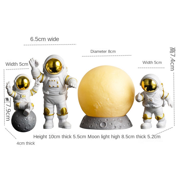 Mô Hình Phi Hành Gia Hoạt Hình Trang Trí Bể Cá