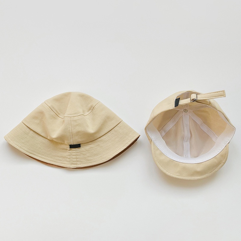 Mũ bóng chày cotton mềm màu trơn điều chỉnh được thời trang xuân hè cho bé
