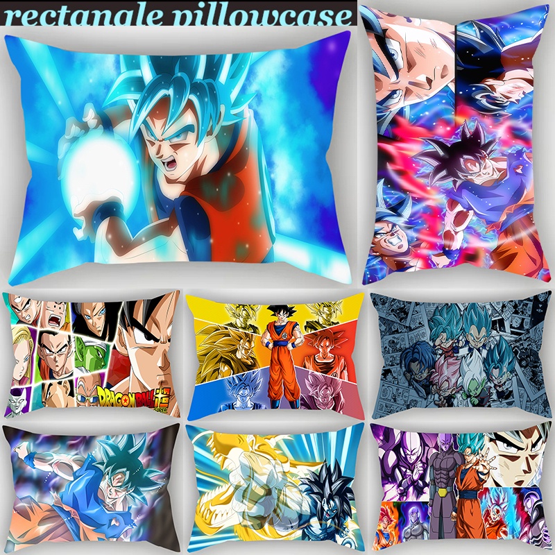 Vỏ Gối Đơn In Hình Goku Dragon Ball Chất Liệu Polyeste