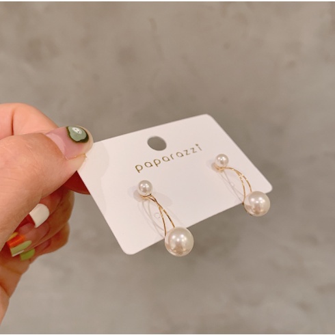 S925 Korean Style Lovely Sparkling Long Earrings