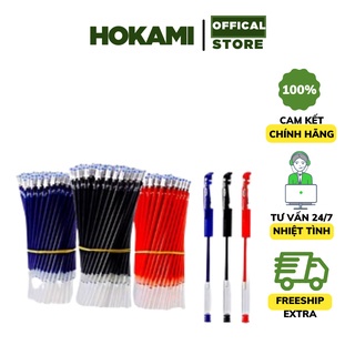 Bút bi nước mực gel - Bút gel ngòi 0.5mm nhiều màu giá rẻ - văn phòng phẩm - (lẻ 1 chiếc)