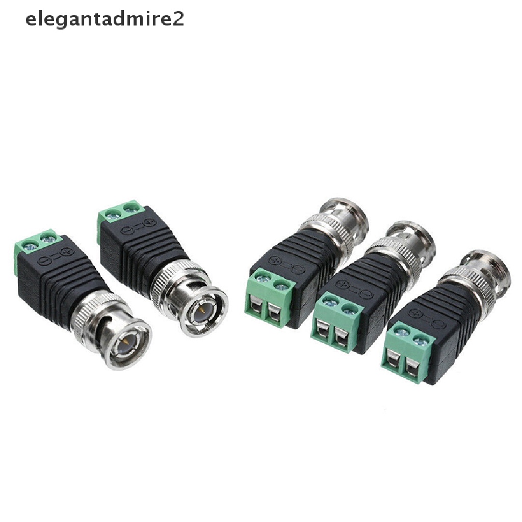 10 Đầu Nối Chuyển Đổi Đồng Trục CAT5 Sang BNC Cho Camera CCTV Video Balun
