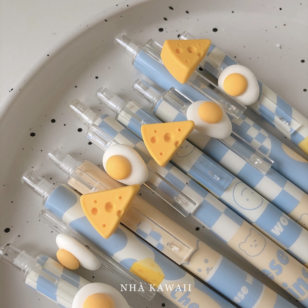 Bút gel nhanh khô Umei Cheese trứng phô mai siêu cute
