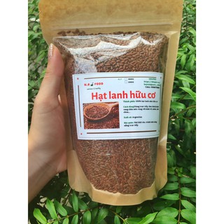 Hạt lanh nâu hữu cơ Argentina (Flaxseed) túi 500g
