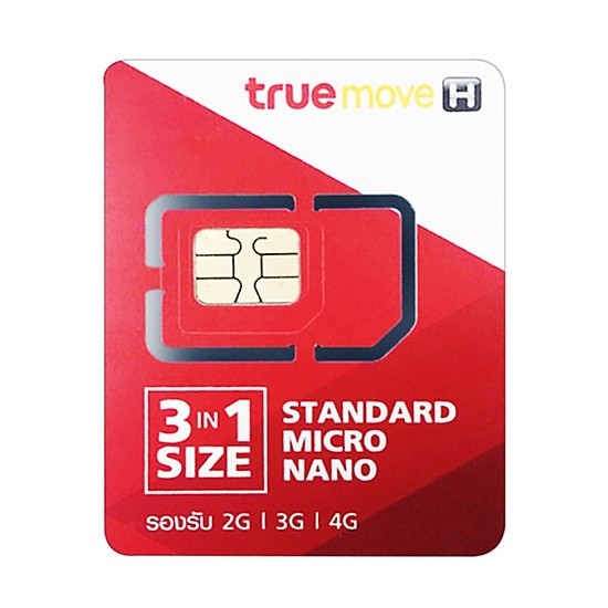 Sim 4G Du Lịch Thái Lan Truemove 15 ngày 16GB tốc độ cao