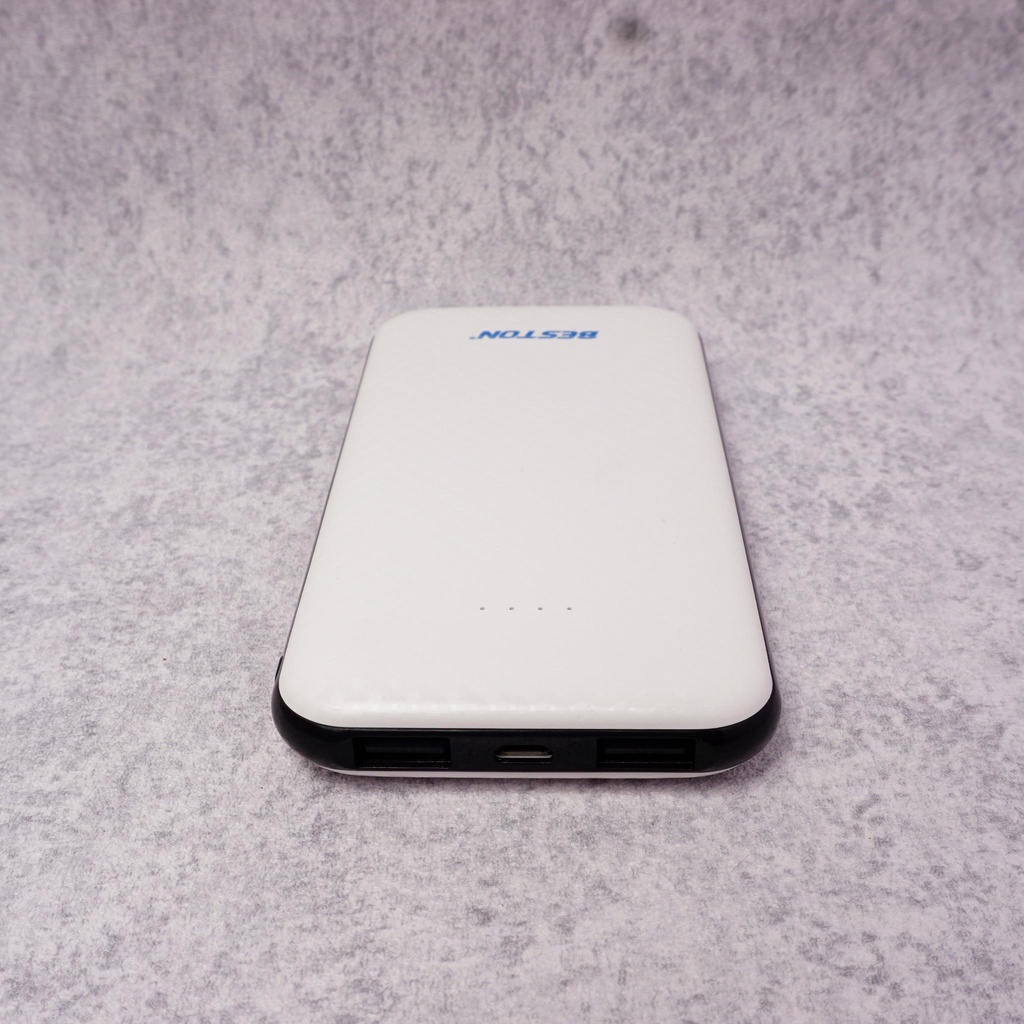 Pin sạc dự phòng BESTON 10.000mAh (power bank) PS068 có đèn hiển thị phần trăm pin, thiết kế đẹp (Hàng chính hãng)