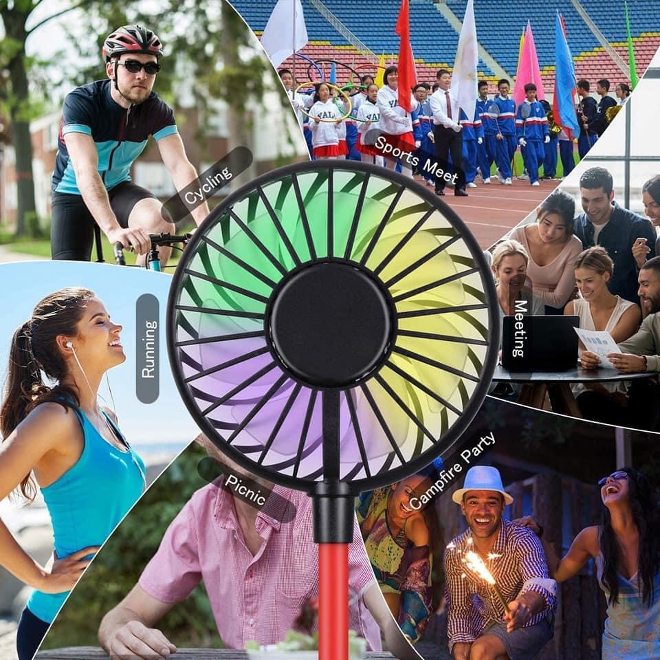 Quạt Tích Điện Đa Năng, Quạt mini quàng cổ siêu cute, Quạt Đeo Cổ Siêu Mát, Quạt USB | BigBuy360 - bigbuy360.vn