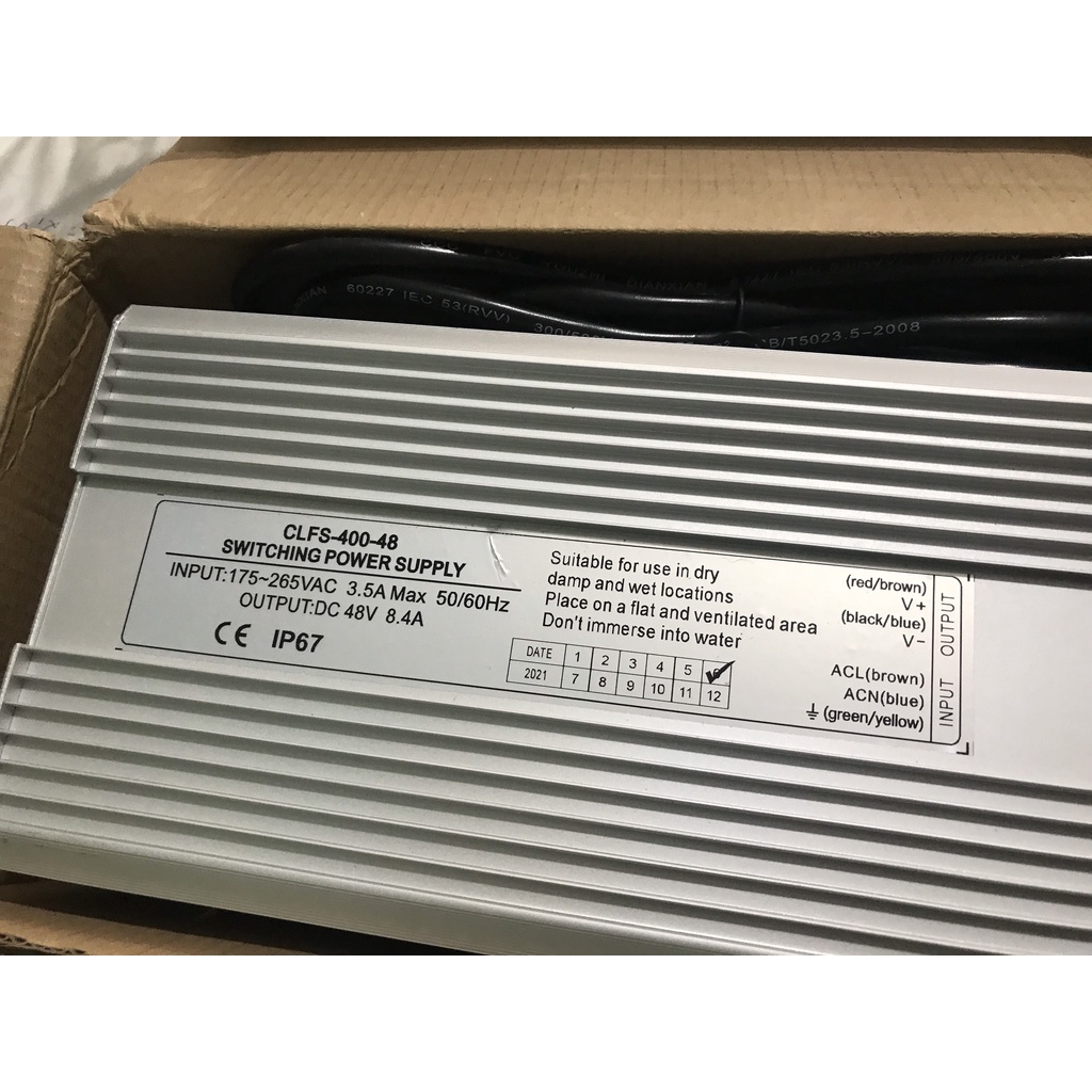 Nguồn vỉ phun sương siêu âm 48V-8.4A