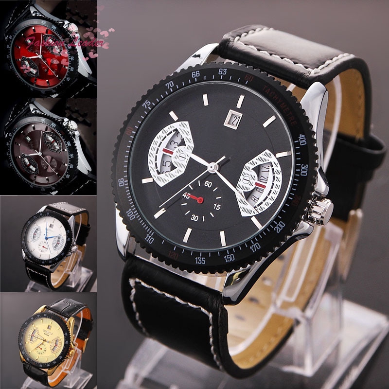 Đồng hồ chạy cơ tự động có ngày tháng phong cách Steampunk cho nam