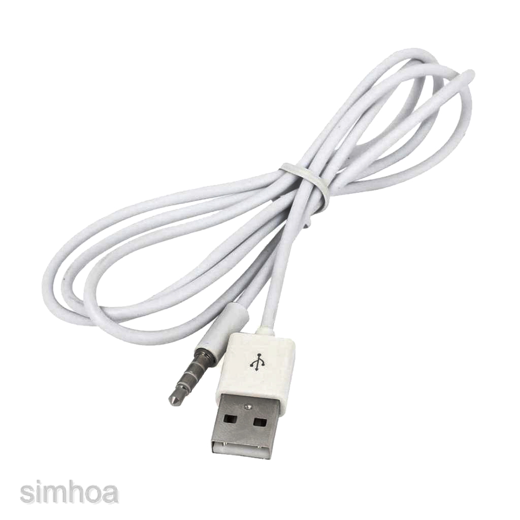 Cáp Sạc Chuyển Đổi Âm Thanh 3.5mm Sang Usb 2.0 Cho Mp3 Xe Hơi