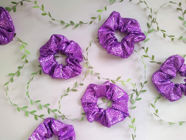 ✨Chun cột tóc Scrunchie hologam handmade