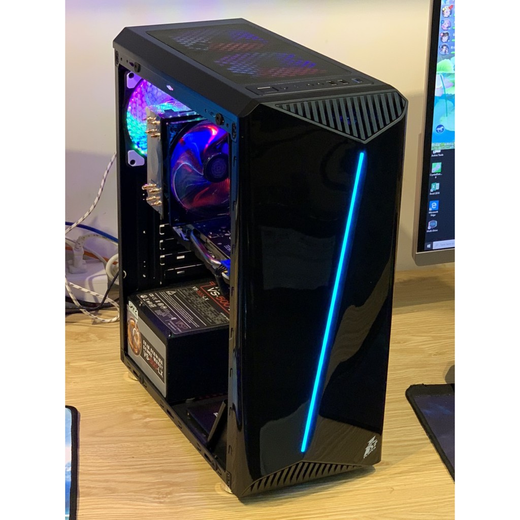 Thùng Máy Workstation Đồ Họa/Chuyên game TD002 /CPU Xeon E5-2670 (20M,8cores 16 threads)/16GB/SSD 240Gb/RX470 8GB | BigBuy360 - bigbuy360.vn