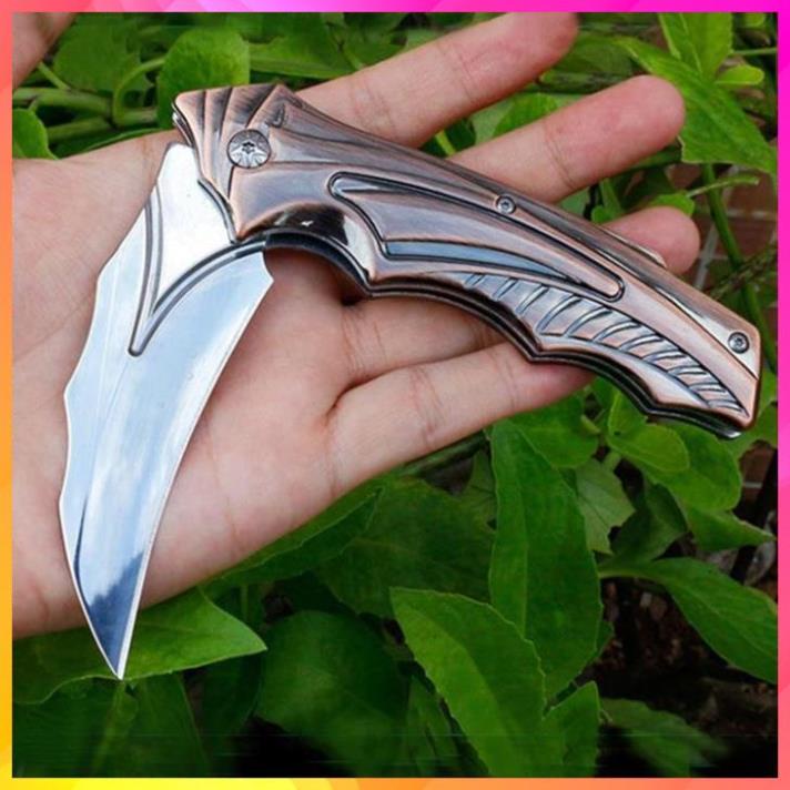 Dao karambit fox có bao da cao cấp, dao phượt gọt hoa quả tiện lợi