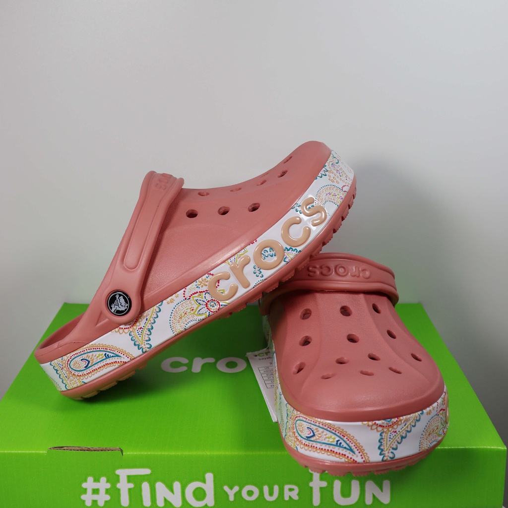 Dép Crocs unisex Ngụy Trang Đi Biển Cho jibbitz []205089】