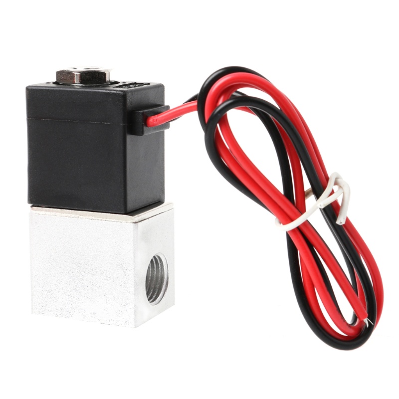 Van Điện Từ 2 Chiều 1 / 4 &quot;Bằng Nhôm Chuyên Dụng Cho DC 12V