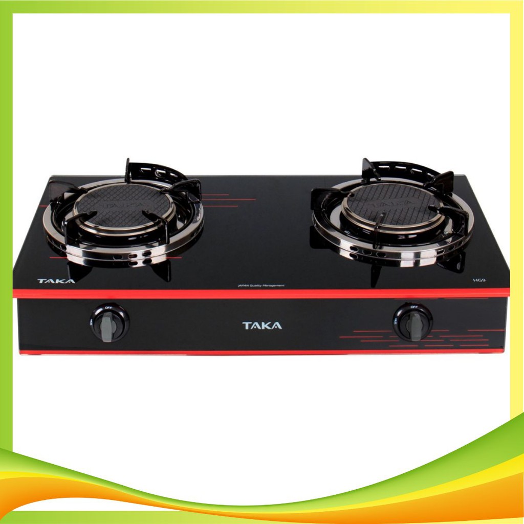 Bếp Gas Dương Taka TK-HG9 - Kích thước 710x380mm, Gốm Ceramic Hồng Ngoại
