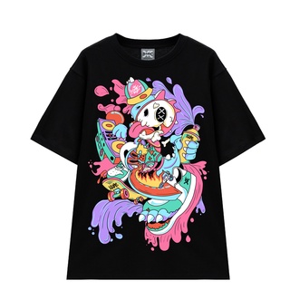 Áo thun Skeleton X-RAY RAWR XXME - BLACK / WHITE