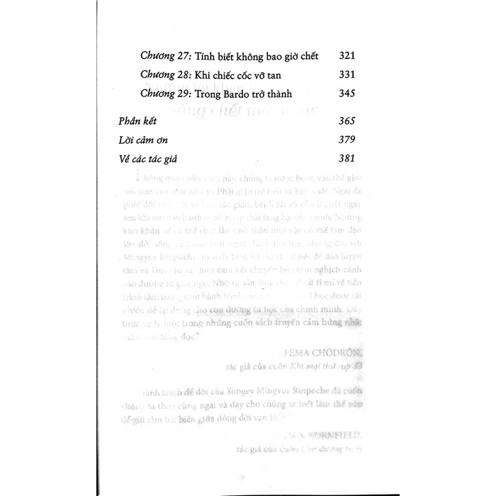 Sách - Sống chết mỗi ngày - Hành trình đi xuyên qua các tiến trình Sinh Tử của một nhà sư Phật Giáo