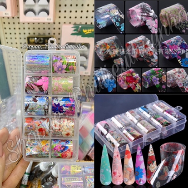 Set Foil 10 Tấm Trang Trí Móng