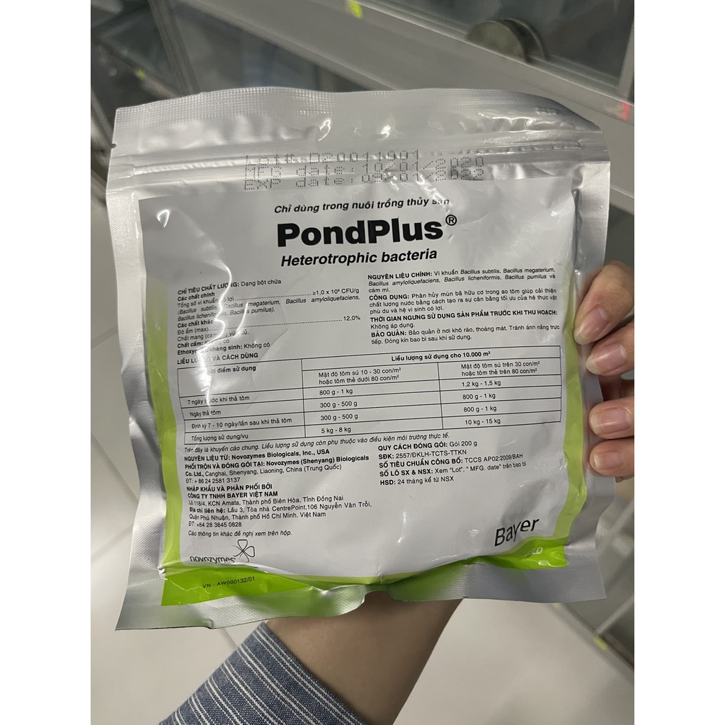 Men vi sinh xử lý chất thảy Pondplus