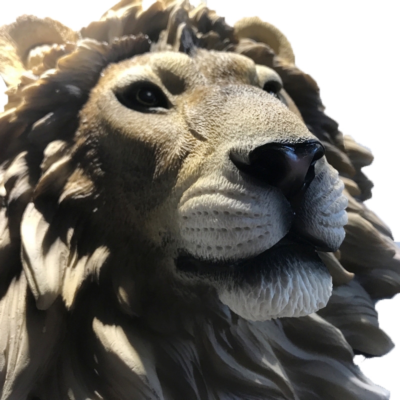 Đầu Sói Treo Tường Bằng Nhựa Resin Phong Cách Bắc Âu | BigBuy360 - bigbuy360.vn