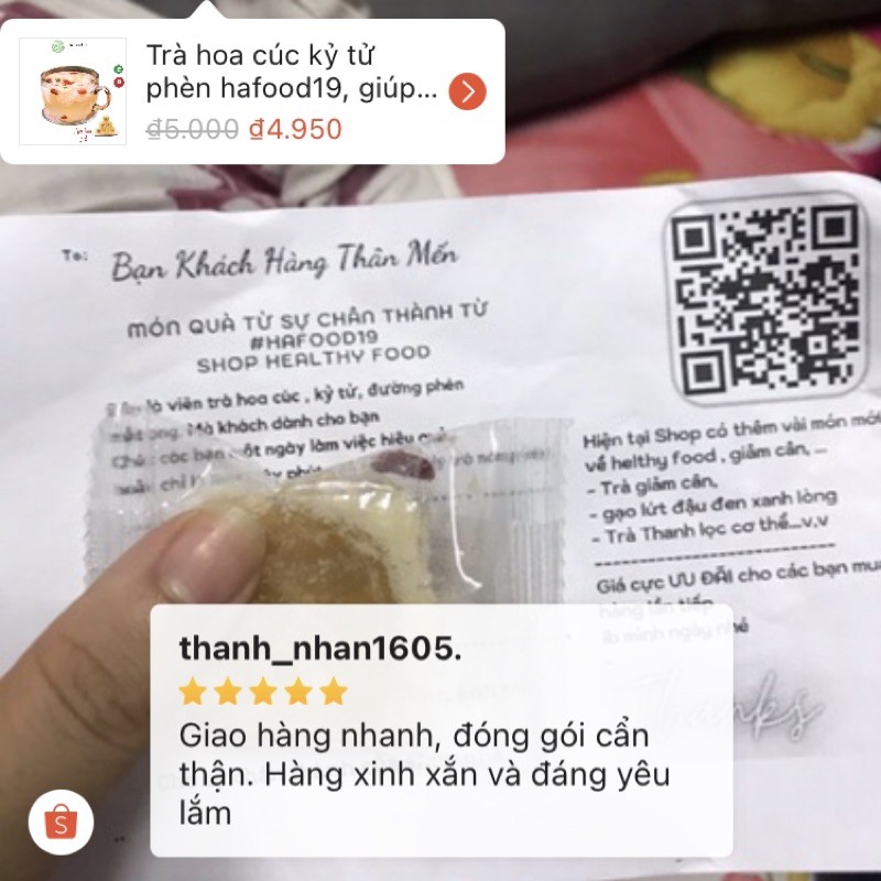 Trà hoa cúc kỷ tử phèn hafood, giúp thanh nhiệt , giảm stress | BigBuy360 - bigbuy360.vn